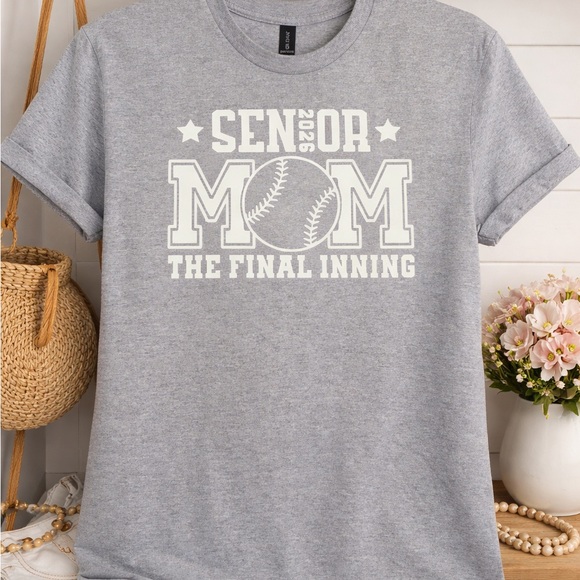 Senior Mom Baseball T-Shirt - Picture 3 of 5